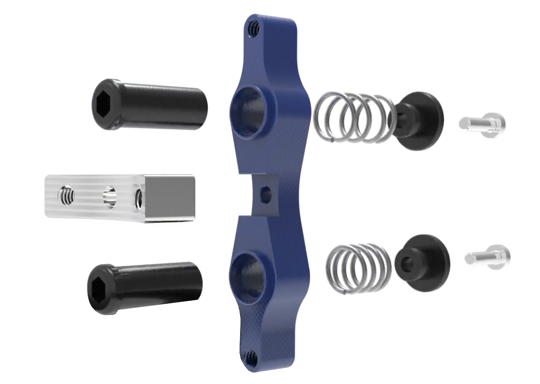 Tamer Double Button X-Wing - Blue - BUTTON ONLY