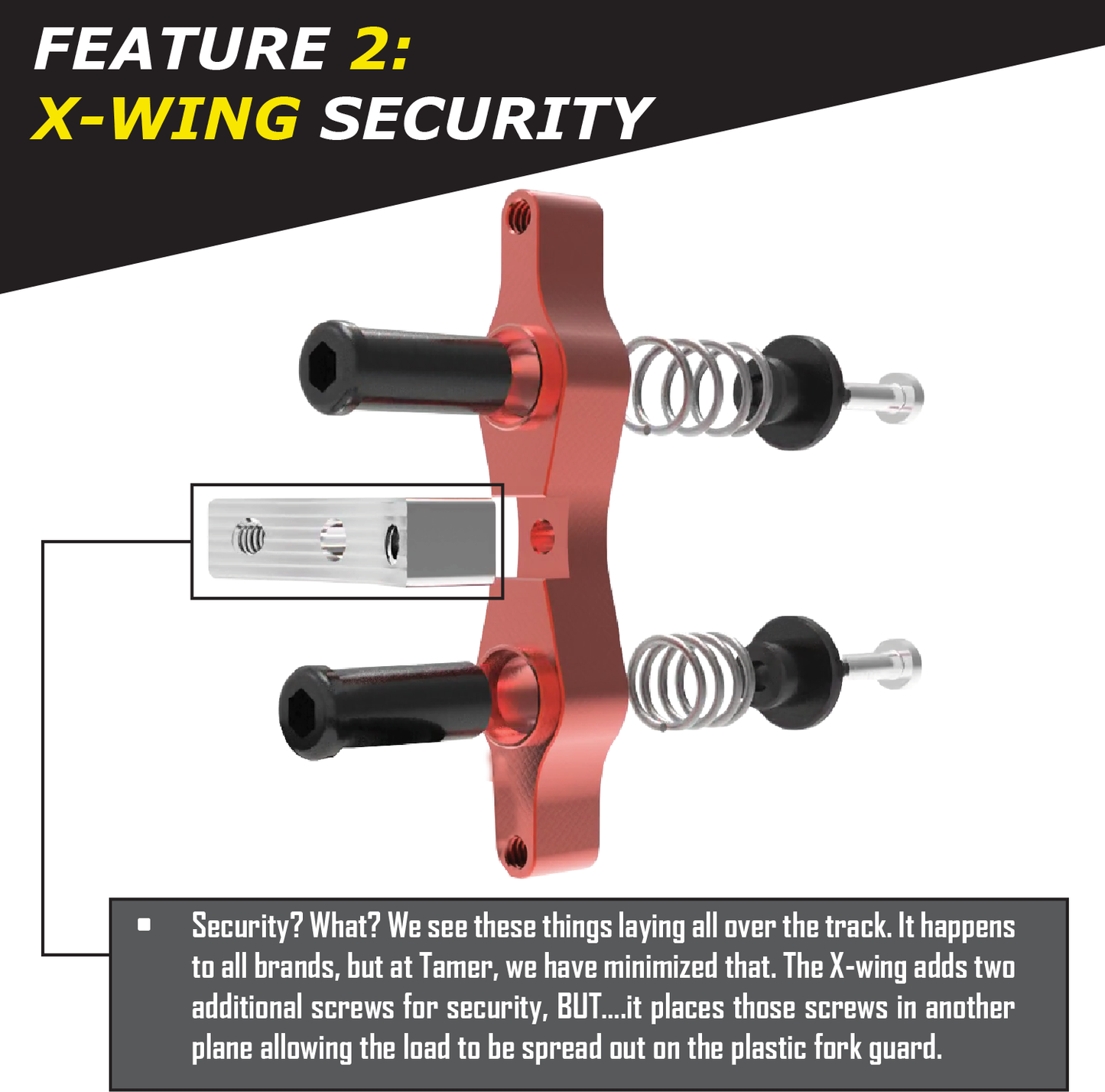Tamer WDS 2.0 HH-17 Ring & Black Double Button X-wing Holeshot Device