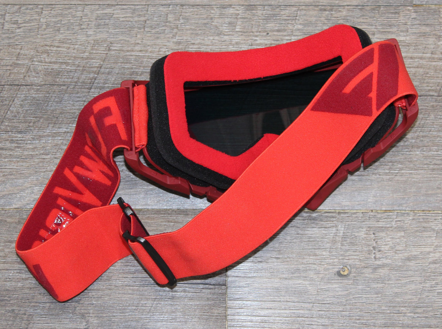 Flow Vision Rythem™ Motocross Goggle: Coral/Crimson