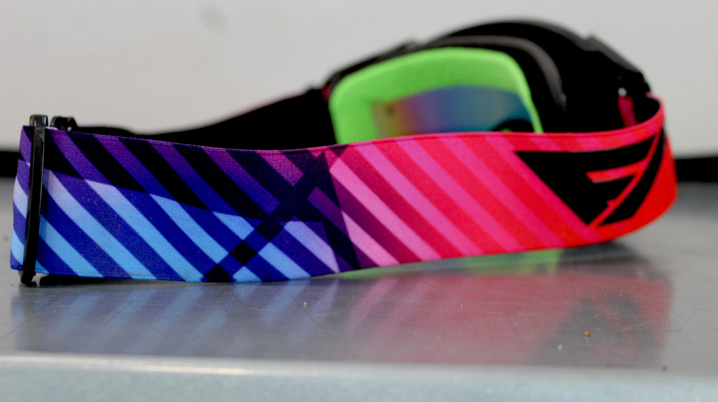 Flow Vision Rythem™ Motocross Goggle: Plaid