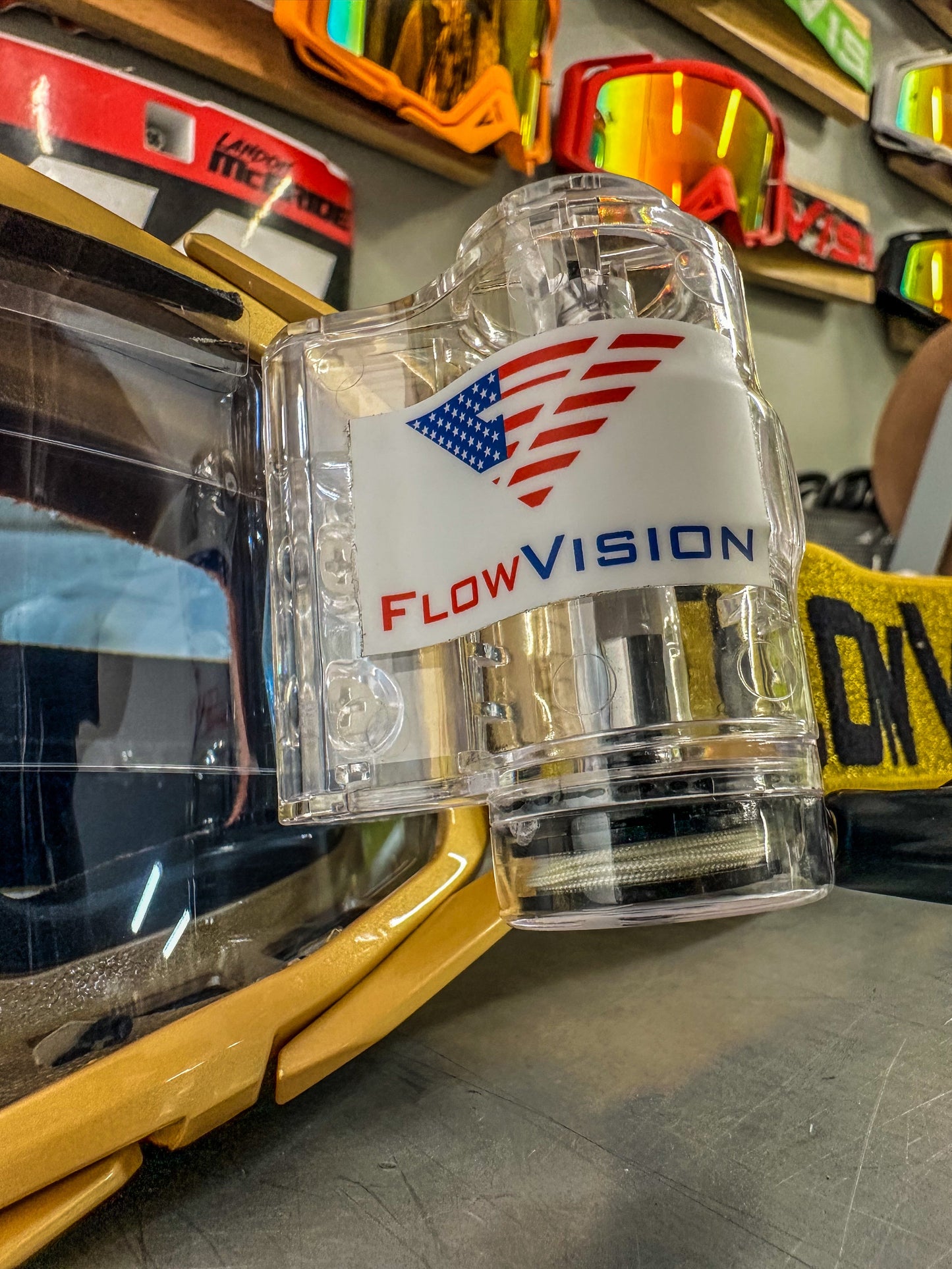 FlowVision® Element Film-Motocross System: Clear Blue