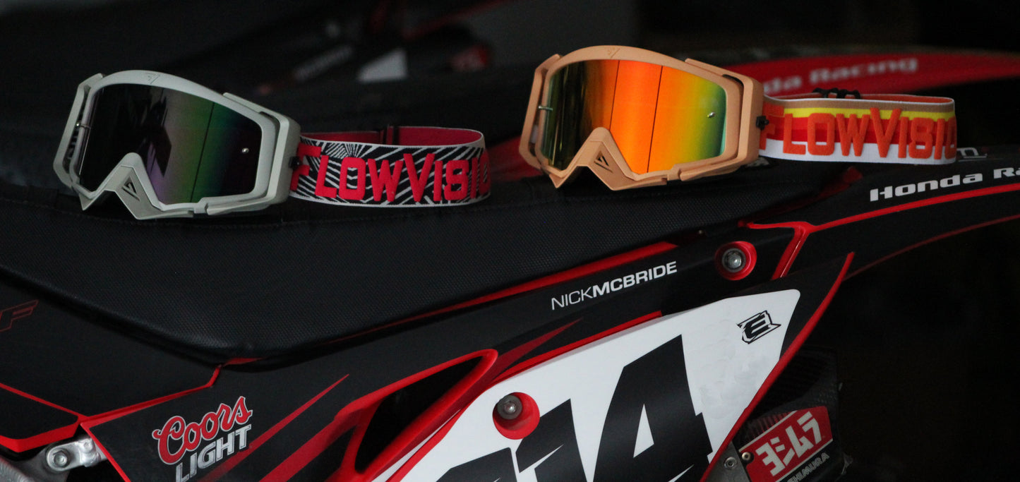 Flow Vision Rythem™ Motocross Goggle: Haze