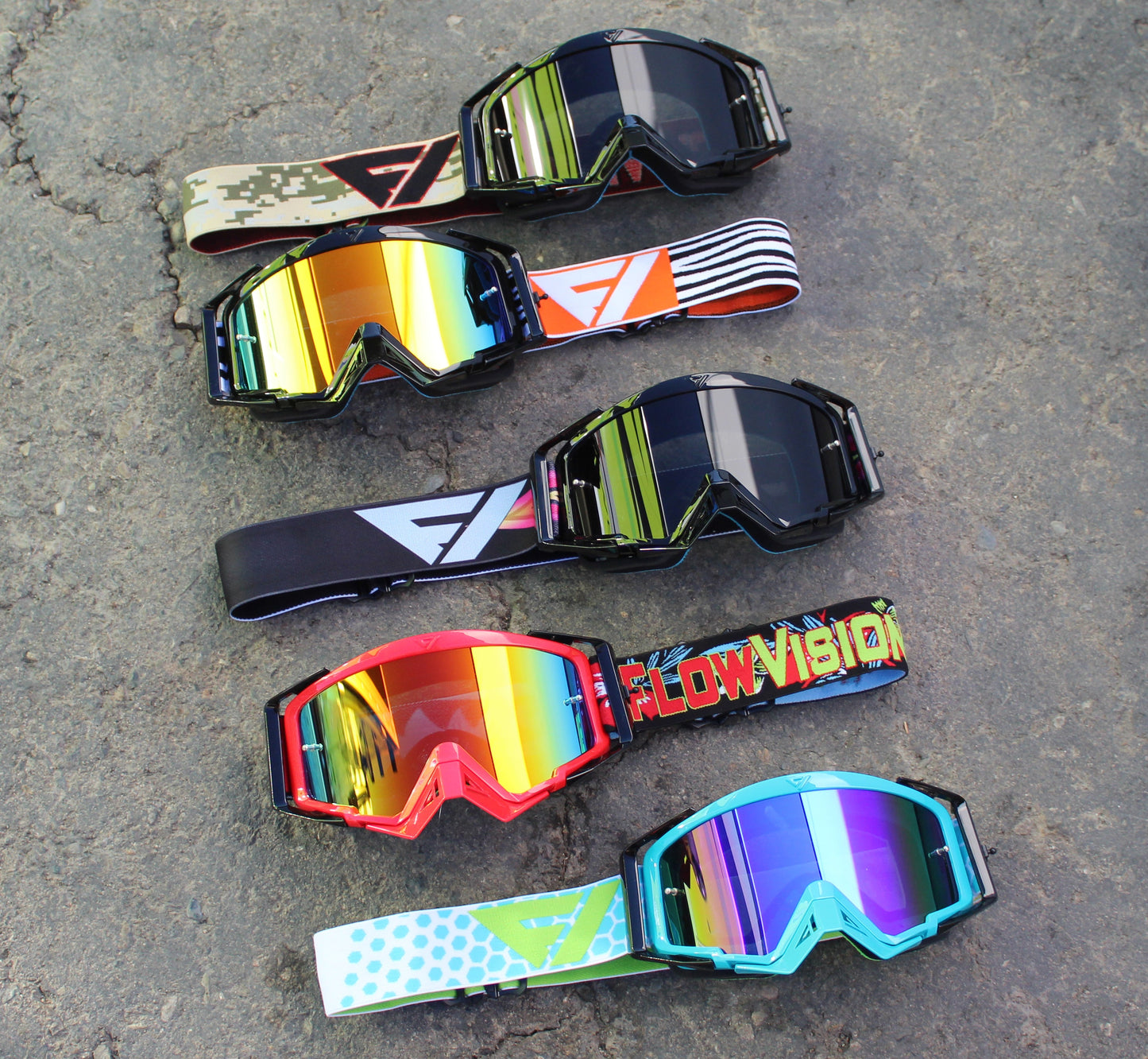 Flow Vision Rythem™ Motocross Goggle: Hive