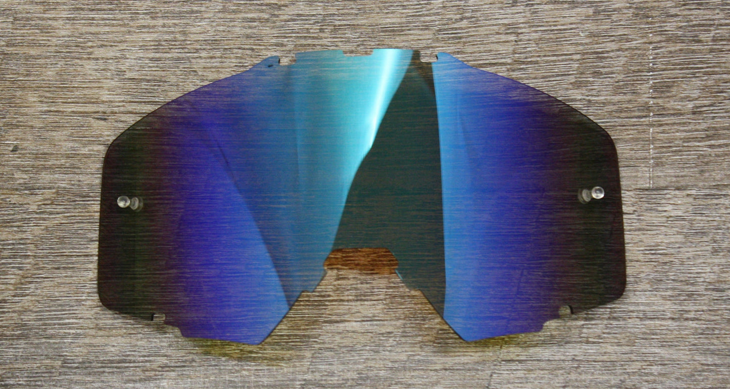 Flow Vision Rythem™ Motocross Goggle: Blue/Red Merica