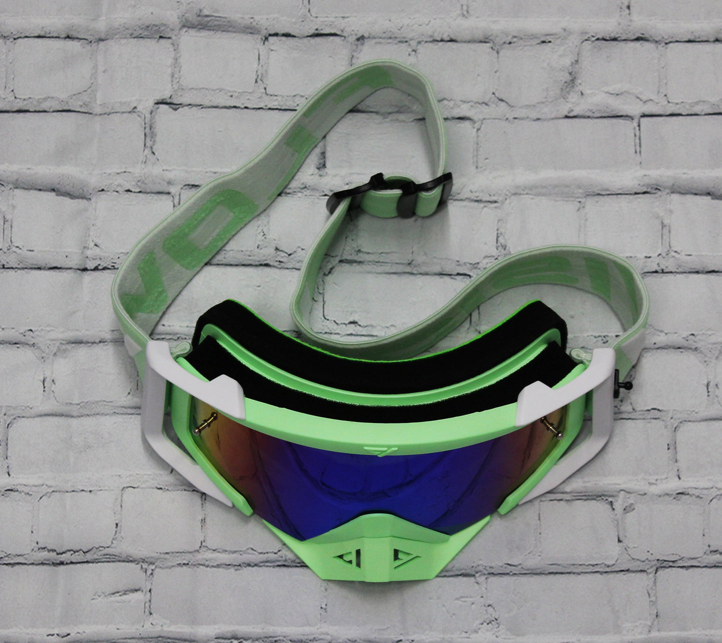 Flow Vision Rythem™ Motocross Goggle: Mint