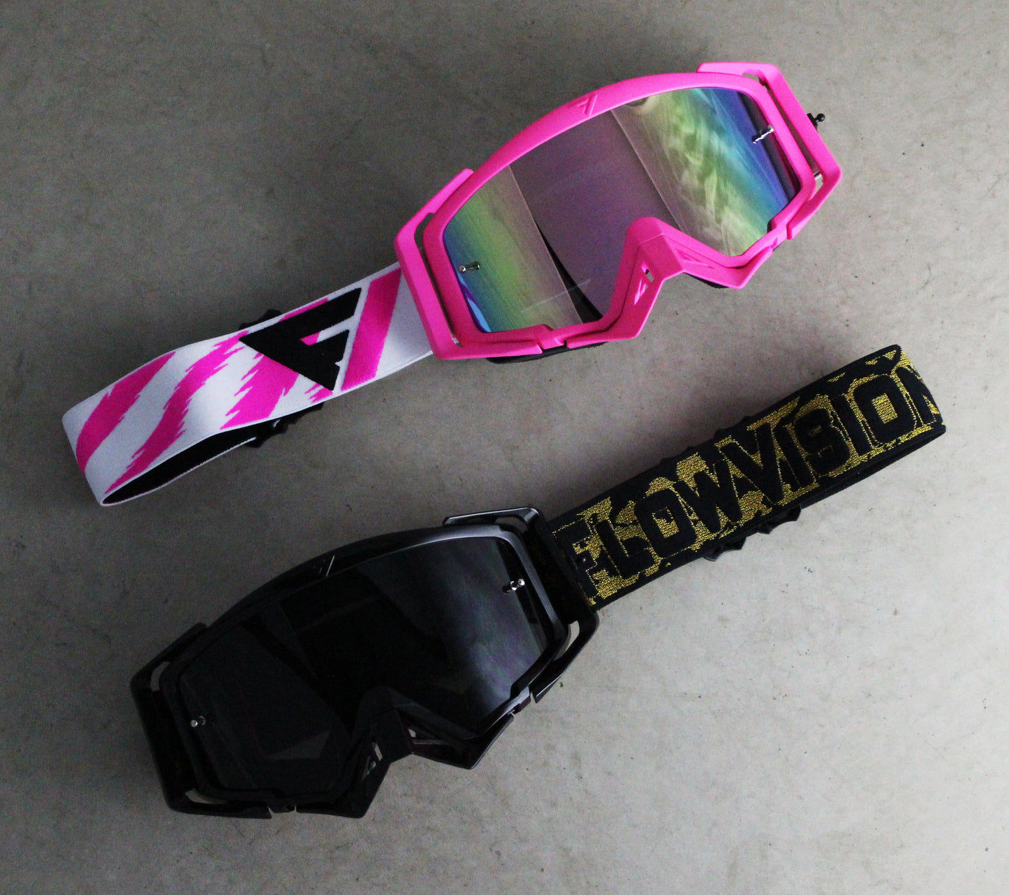 Flow Vision Rythem™ Motocross Goggle: Flamingo