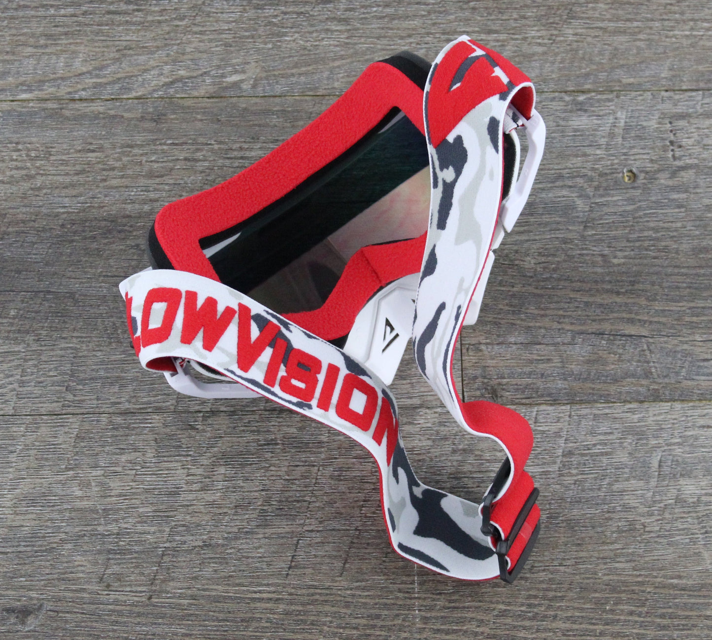 Flow Vision Rythem™ Motocross Goggle: Whiteout Camo