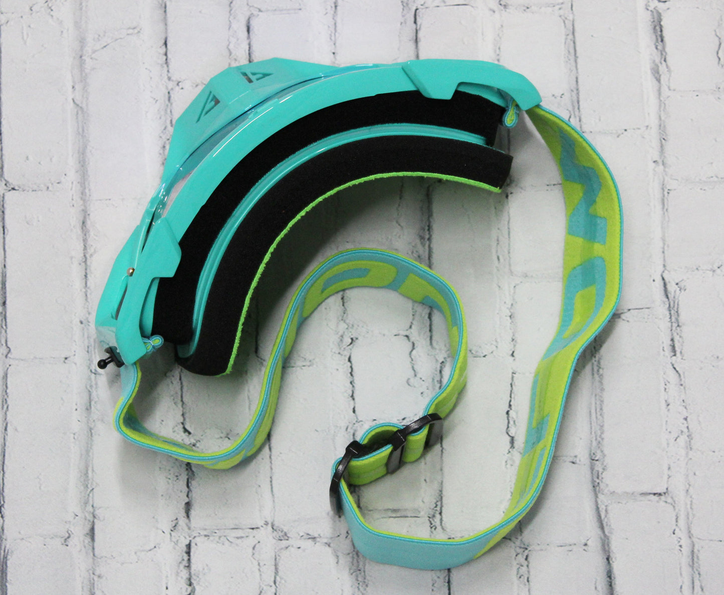 Flow Vision Rythem™ Motocross Goggle: Tiffany/Acid Green