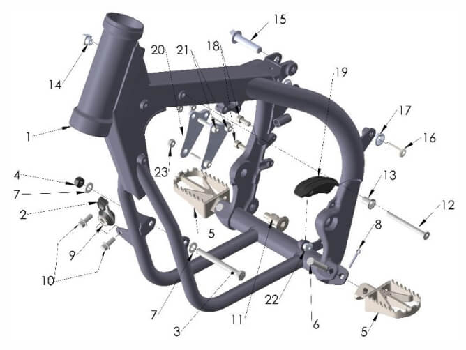 2025 COBRA CX50 - FRAME