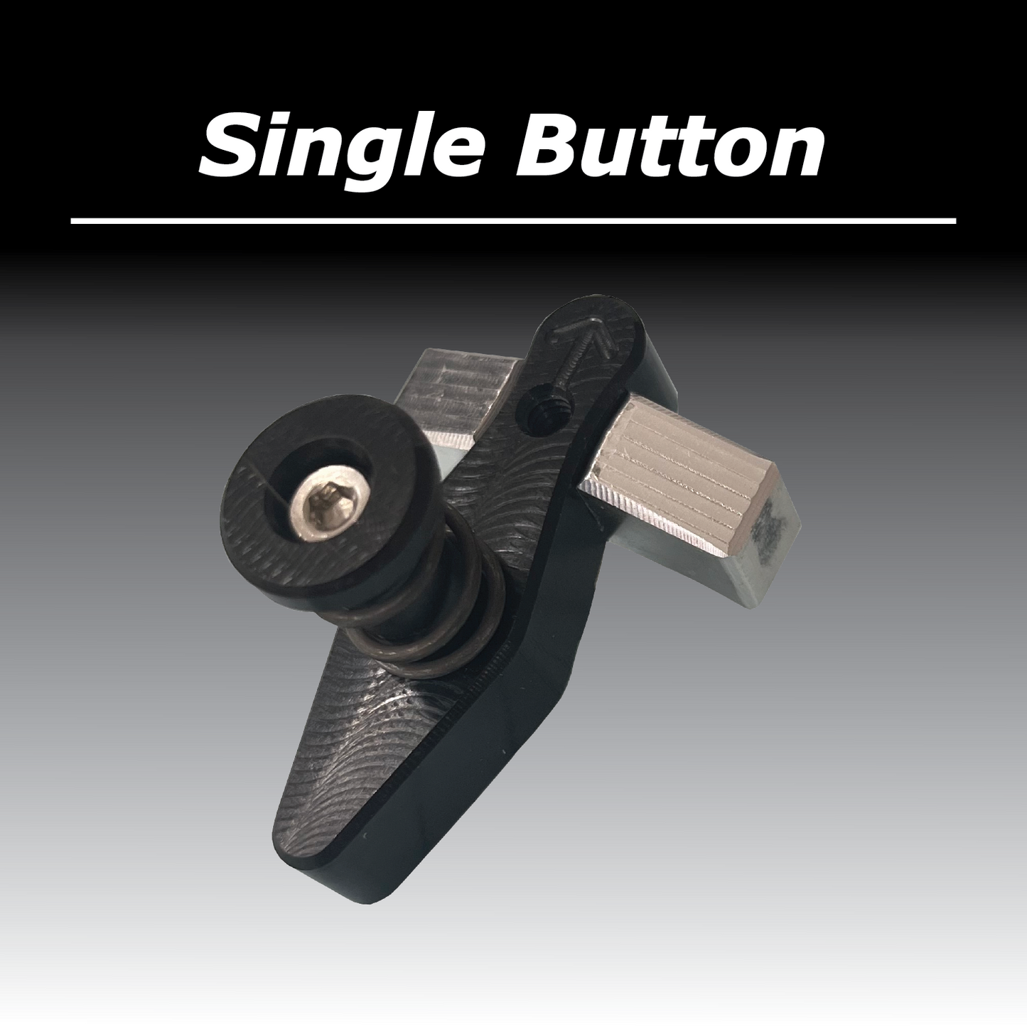 Tamer Single Button X-Wing - Black - BUTTON ONLY