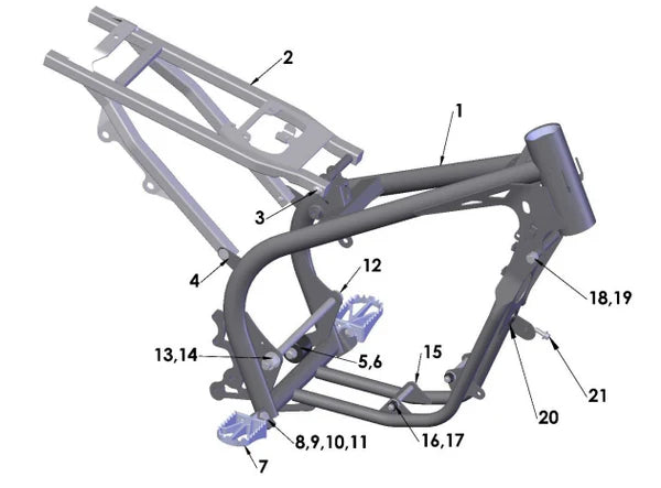 2021 COBRA CX65 - FRAME