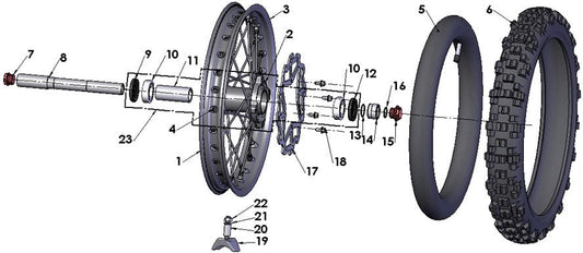 2022 Cobra CX65 - FRONT WHEEL