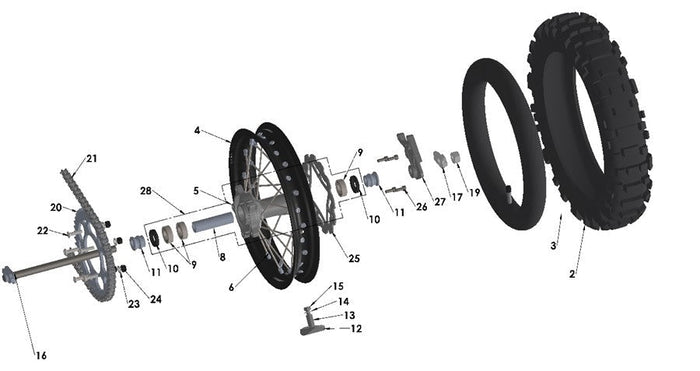 SPROCKET - 42T ALUM - CX65