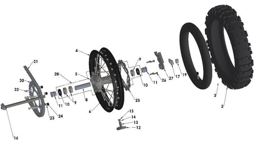 2022 Cobra CX65 - WHEEL - REAR