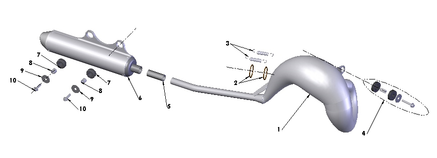 2019 Cobra CX50 P3 - EXHAUST SYSTEM