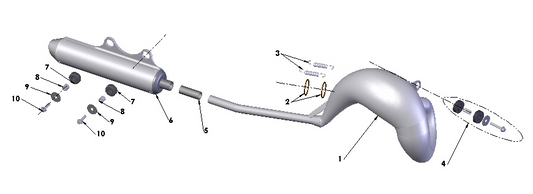 2019 Cobra CX50 P3 - EXHAUST SYSTEM