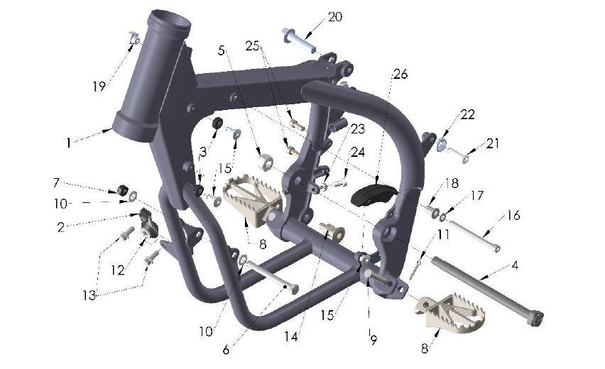 FRAME - 2022 -2023 - CX50 FWE KING VENOM