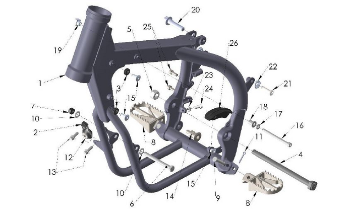 FRAME - 2022 -2023 - CX50 FWE KING VENOM