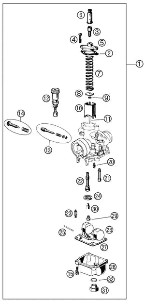 2017 COBRA CX50SR KING - CARBURETOR