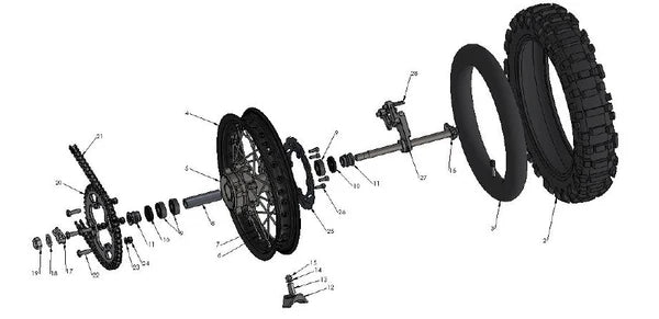 2017 COBRA CX65 - REAR WHEEL