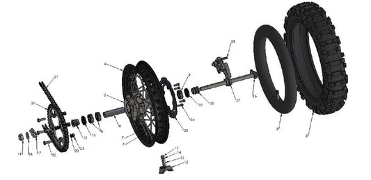 2017 COBRA CX65 - REAR WHEEL