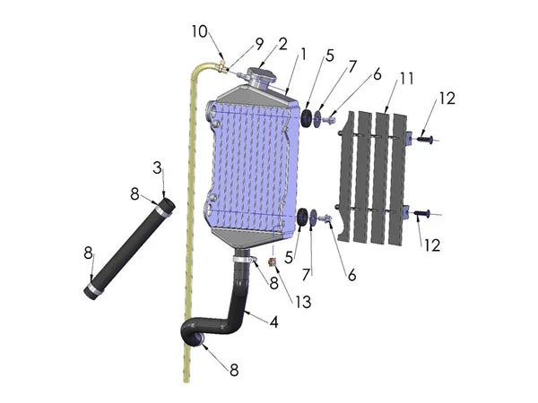 2017 COBRA CX50SR KING - COOLING SYSTEM