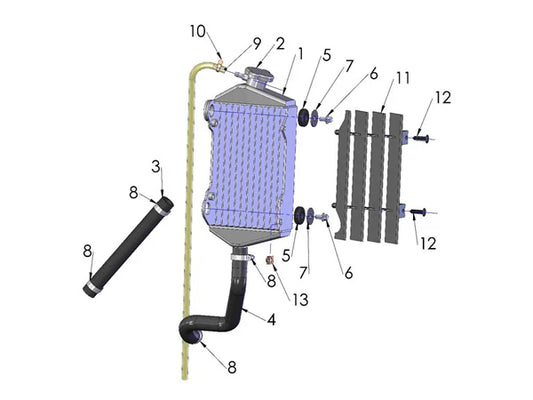 2017 COBRA CX50SR KING - COOLING SYSTEM