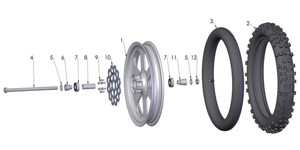 2017 COBRA CX50SR KING - FRONT WHEEL
