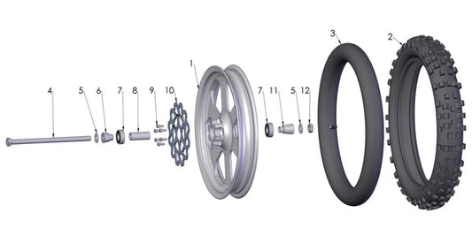 2017 COBRA CX50SR KING - FRONT WHEEL