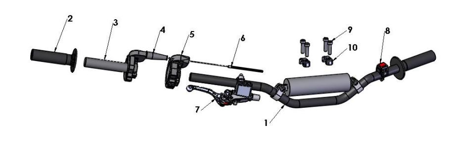 2019 Cobra CX50 P3 - HANDLEBARS & CONTROLS