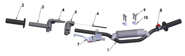 2026 Cobra CX50 SRx FWE - HANDLEBARS & CONTROLS