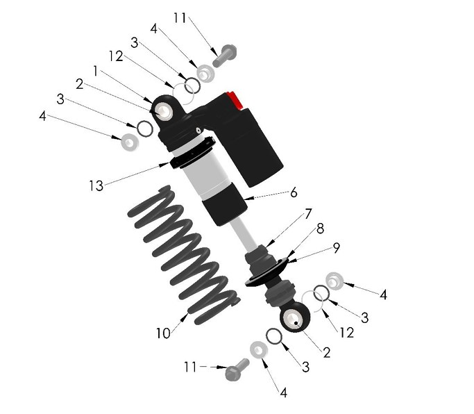 M10 X 39 FLANGE HEAD - SHOCK BOLT