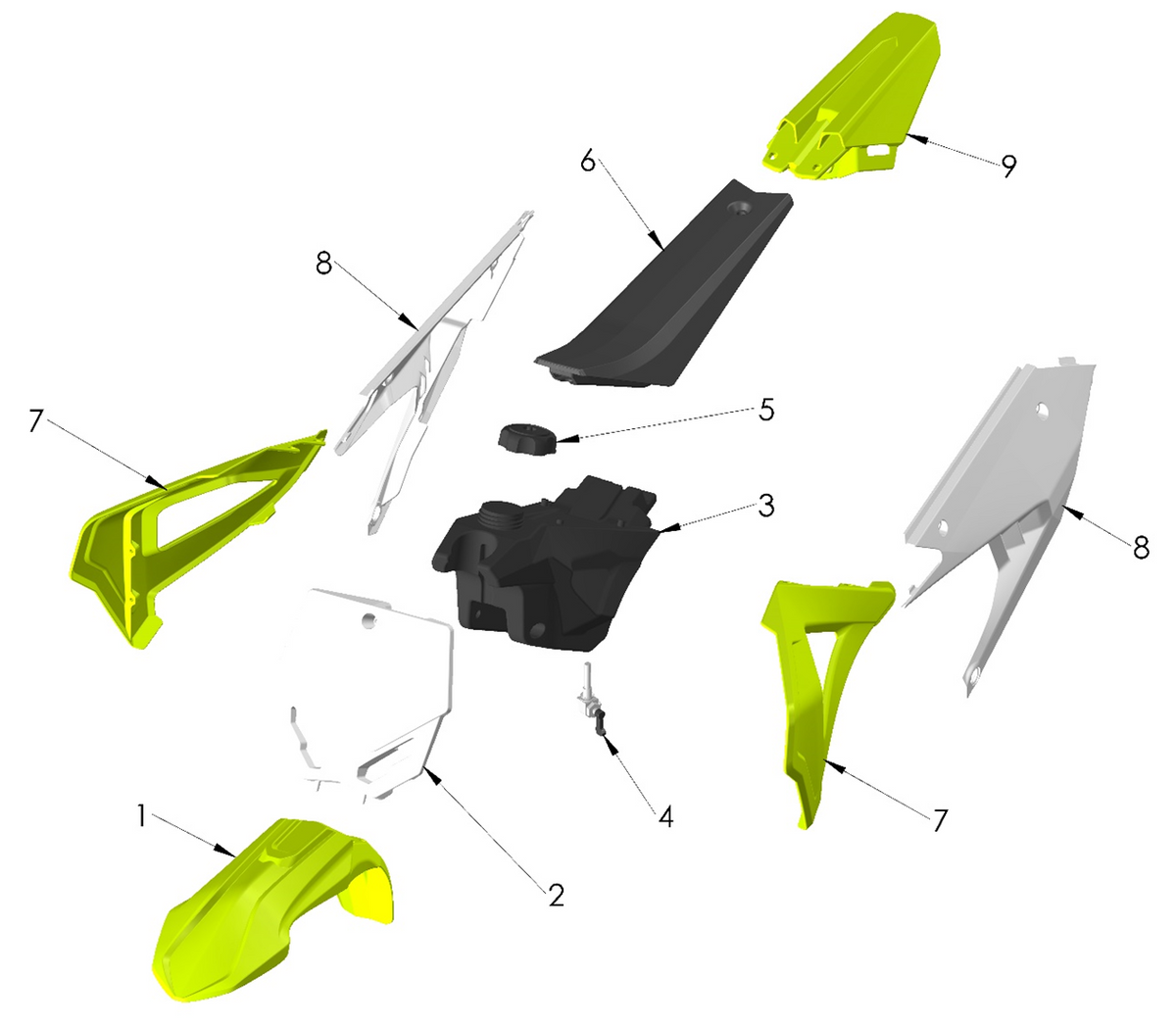 ACCESSORY 1 .  GRAPHICS KIT - FACTORY WORKS EDITION