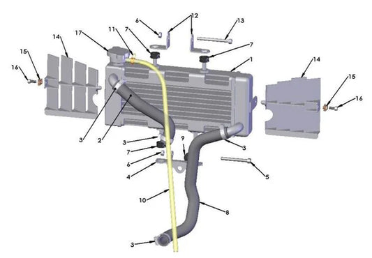2017 COBRA CX50 JR - COOLING SYSTEM