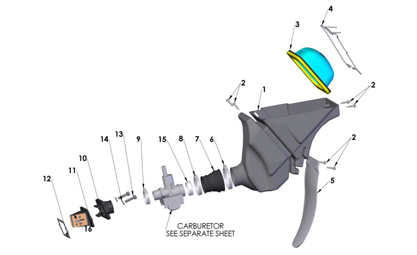2018 Cobra CX50 KING - AIRBOX & INLET SYSTEM
