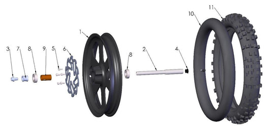 2019 Cobra CX50 FWE - WHEEL - FRONT