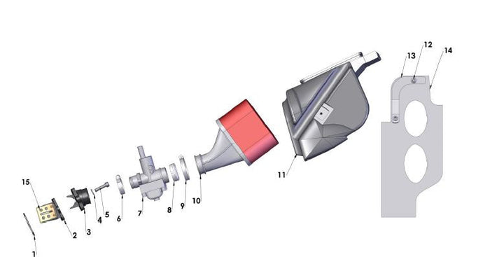 CARBURETOR - 14MM - WITH DEEP WELL