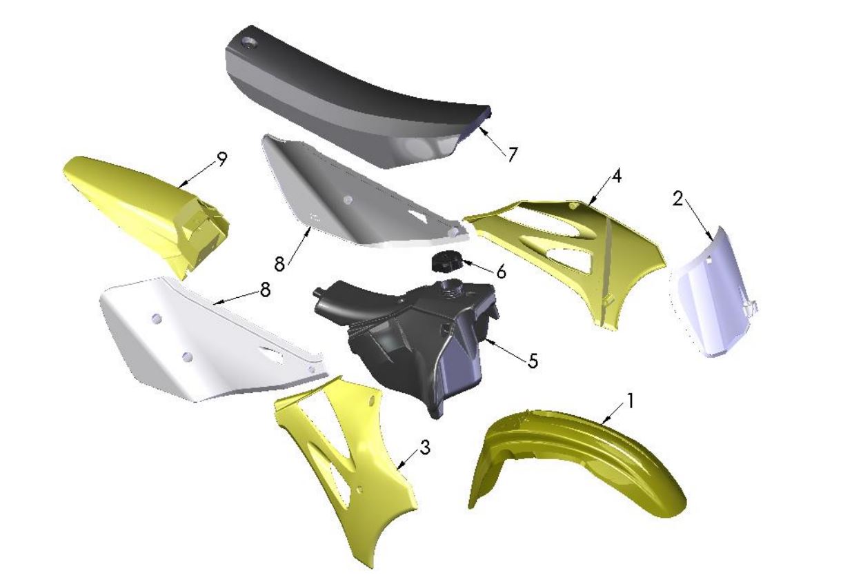 2019 Cobra CX65 -  BODYWORK - SEAT - TANK