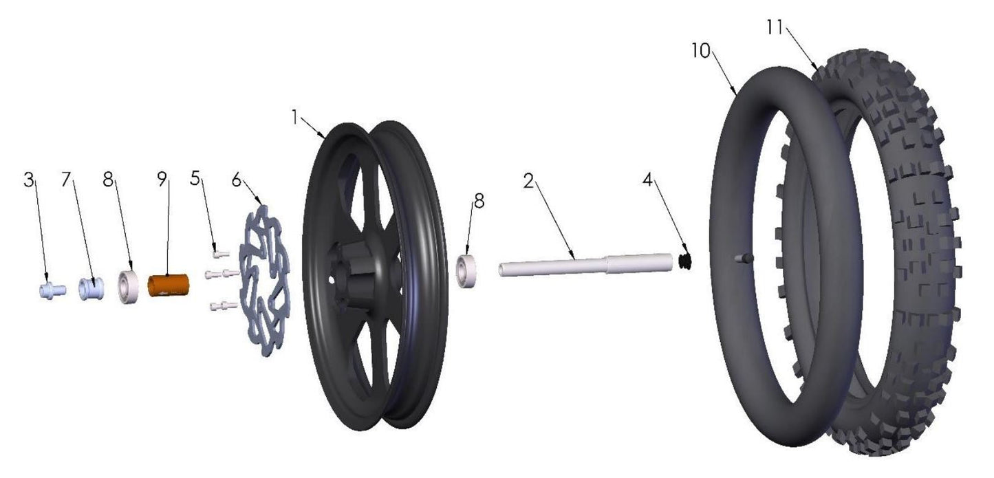 2019 Cobra CX50 KING - WHEEL - FRONT