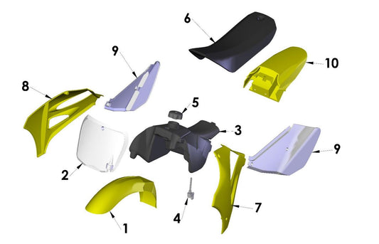 2019 Cobra CX50 FWE - BODYWORK - SEAT - TANK