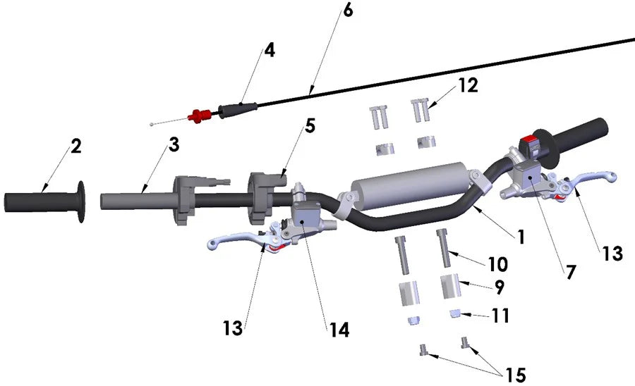 2021-2023 COBRA CX65, HANDLEBARS & CONTROLS