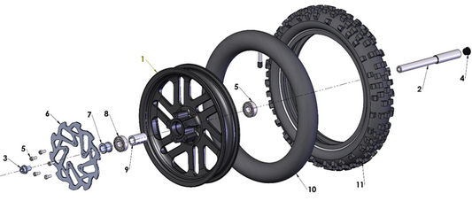 2024 Cobra CX50 JR - WHEEL - FRONT