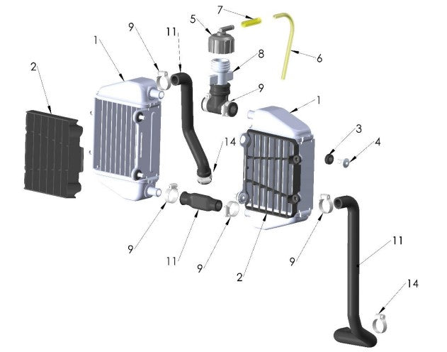 2024 Cobra CX65 - COOLING SYSTEM