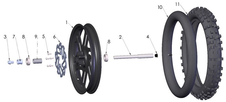2023 Cobra CX5E - WHEEL - FRONT