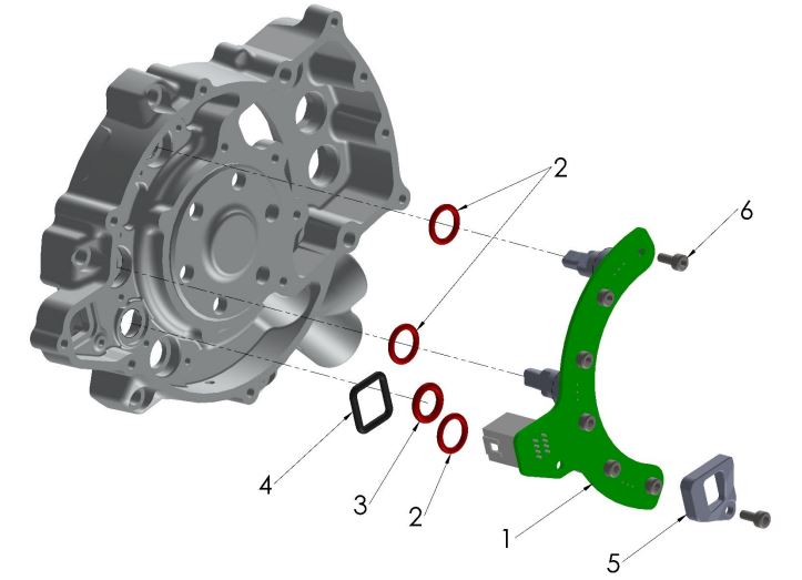 2026 Cobra CX5E - MOTOR - EXTERNAL - ELECTRICAL SIDE