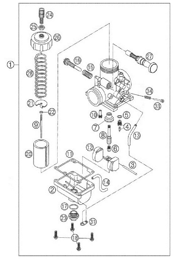 2025 Cobra CX65  - CARBURETOR