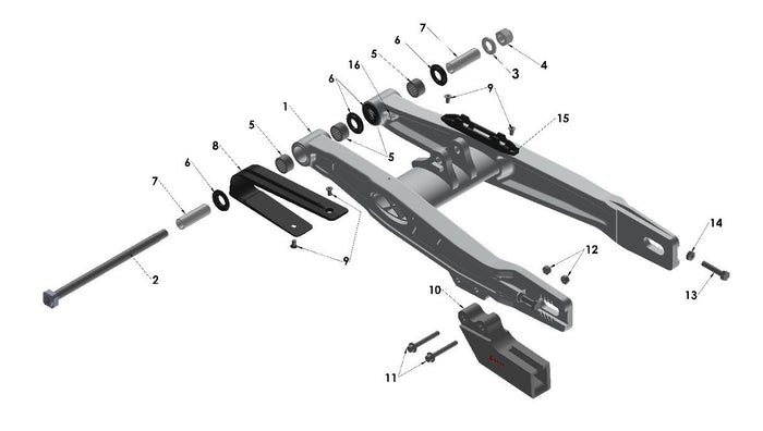SEAL THRUST BEARING - SWINGARM - ALL 2025
