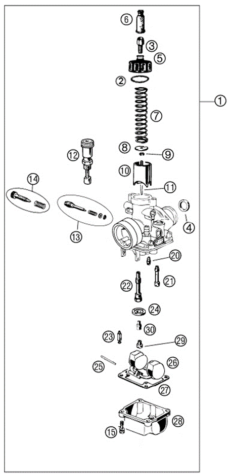 2027 Cobra CX50 JR - CARBURETOR
