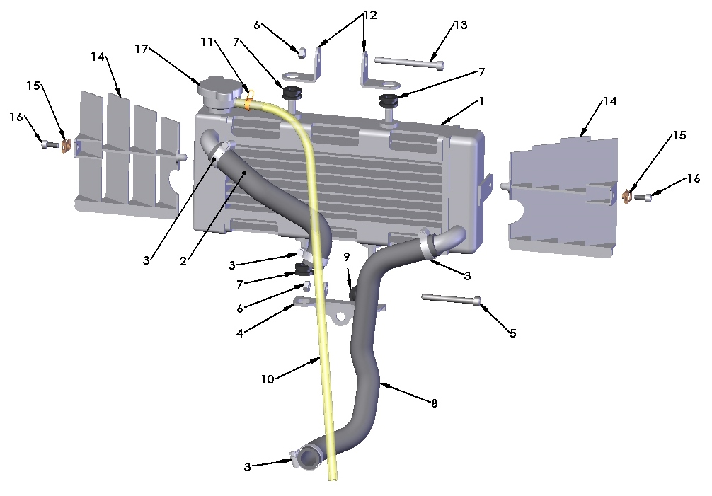 2018 Cobra CX50 P3 - COOLING SYSTEM