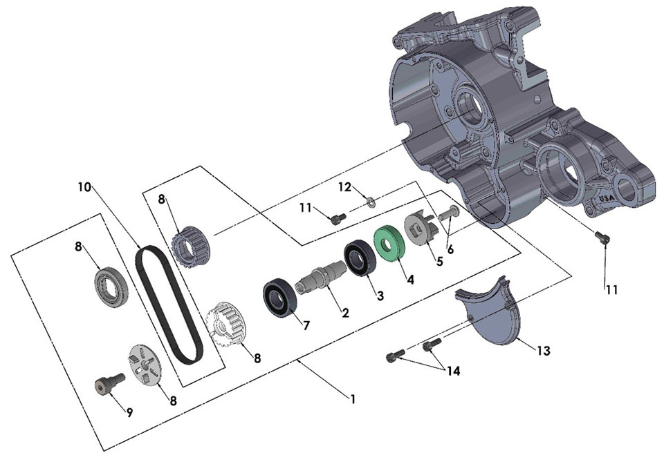 2020 Cobra CX50 KING - ENGINE - WATER PUMP